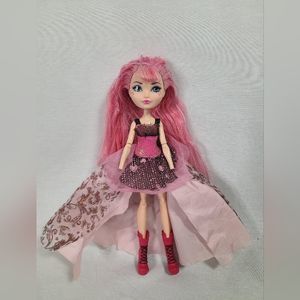 Ever After High Doll Thronecoming CA Cupid Doll- TLC Missing Hands, Ripped Dress